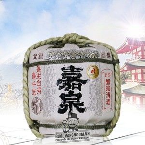 Rượu Sake Tamura Shuzojo Kasen Taru - Rượu Sake Bình Cối 1800ML