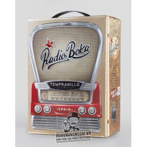 Rượu vang bịch Radio Boka Tempranillo 3L