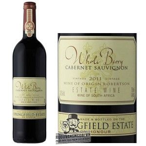 Vang Nam Phi Springfield Whole Berry Cabernet Sauvignon