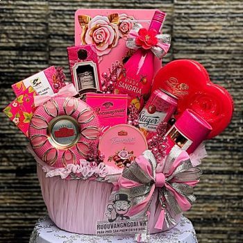 Giỏ Quà Tết Rượu Vang Ngọt Colori Di Giada Sangria uống ngon giá rẻ