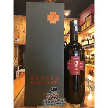 Vang Ý Chén thánh Schola Sarmenti Armentino Rosso Salento