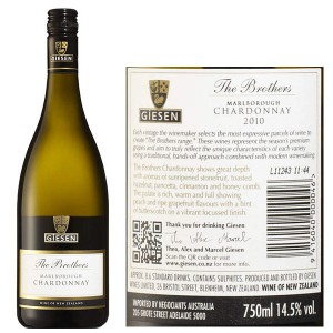 Rượu Vang Giesen The Brothers Chardonnay