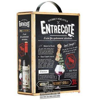 RƯỢU VANG BỊCH PHÁP ENTRECOTE 3L