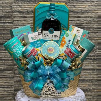 Địa chỉ bán Giỏ Quà Tết Rượu Singleton giá rẻ làm quà biếu